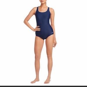 NWT Speedo Women’s Swim Suit - One Piece - Blue, XL